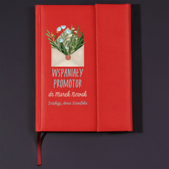 Wspaniały promotor - Notes książkowy z zakładką
