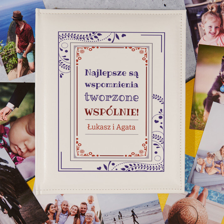Wspólne wspomnienia - Personalizowany Album na zdjęcia