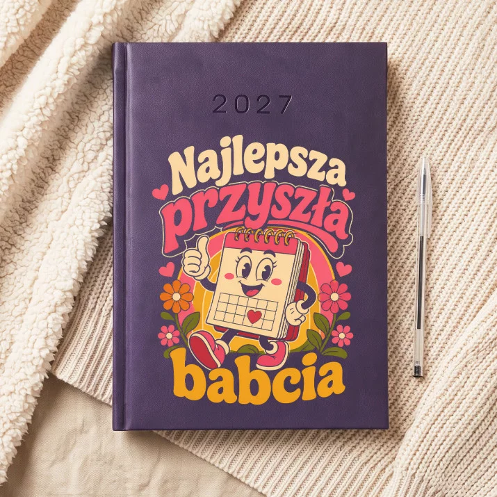 Kalendarz Książkowy A5 2027 Dla Przyszłej Babci Prezent Na Dzień Babci Dla Kobiety: Babcina Maskotka Retro Kalendarz Książkowy A5 2027 Dla Przyszłej Babci Prezent Na Dzień Babci Dla Kobiety: Babcina Maskotka Retro