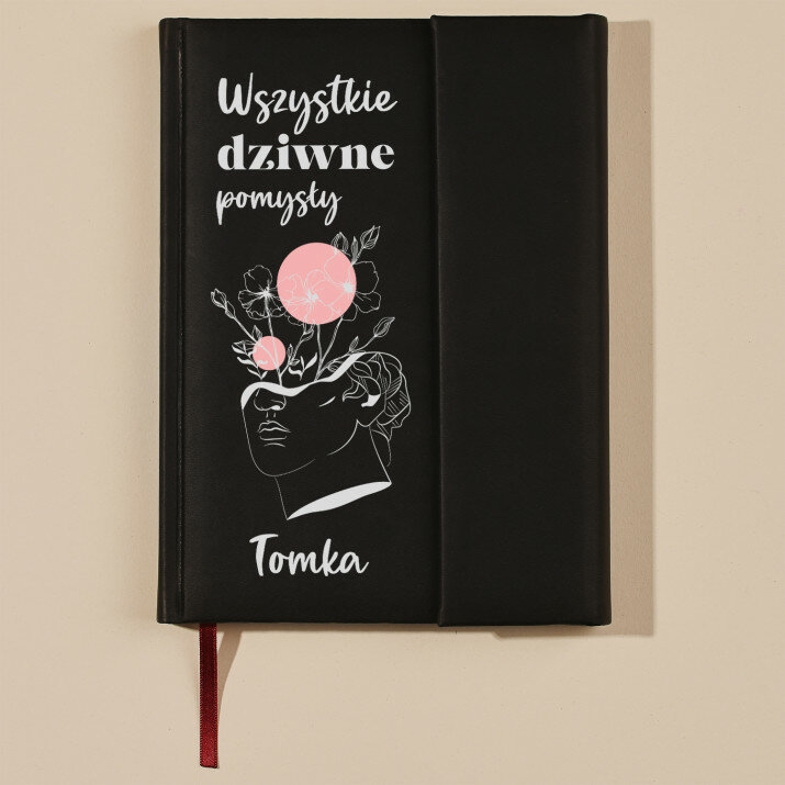 Wszystkie dziwne pomysły - Notes książkowy z zakładką
