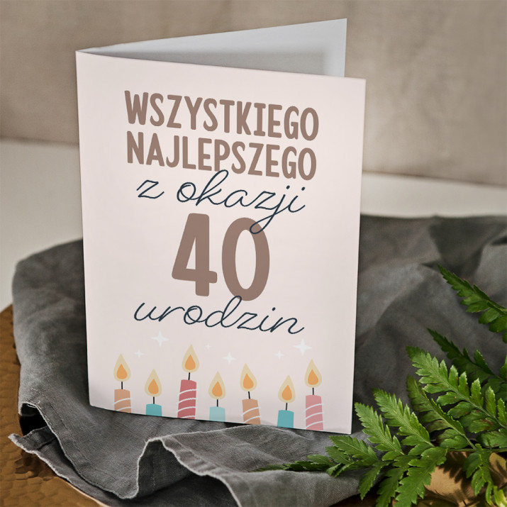 Wszystkiego najlepszego z okazji urodzin - kartka z życzeniami