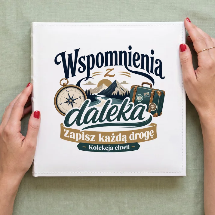 Album Na Zdjęcia Tradycyjny Dla Podróżnika Prezent Dla Mężczyzny: Wspomnienia Z Dróg