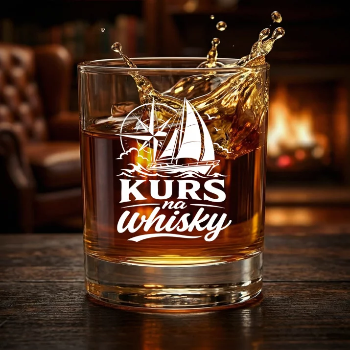 Szklanka Do Whisky Dla Żeglarza Prezent Dla Mężczyzny: Kurs Na Whisky Szklanka Do Whisky Dla Żeglarza Prezent Dla Mężczyzny: Kurs Na Whisky
