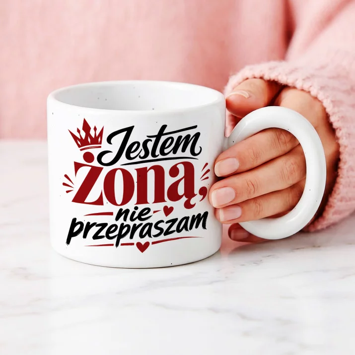Kubek Z Okrągłym Uchem Dla Żony Prezent Na Rocznicę Ślubu Dla Kobiety: Manifest Żony Kubek Z Okrągłym Uchem Dla Żony Prezent Na Rocznicę Ślubu Dla Kobiety: Manifest Żony