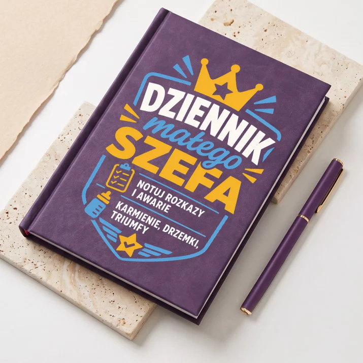 Notatnik A5 Na Urodzenie Dziecka Prezent Dla Kobiety: Mały Szef Dowodzi Notatnik A5 Na Urodzenie Dziecka Prezent Dla Kobiety: Mały Szef Dowodzi