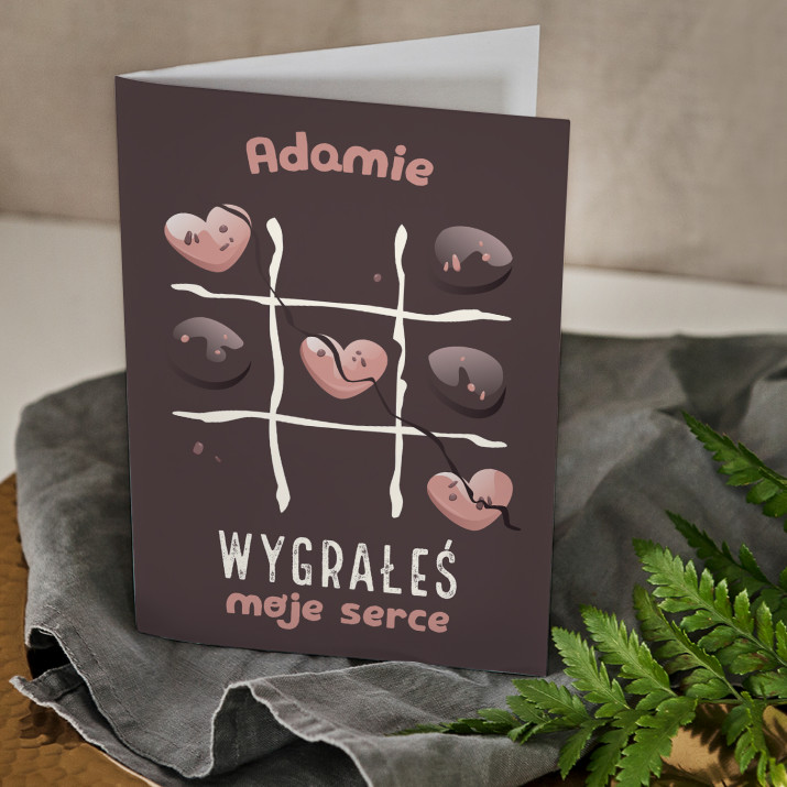 Wygrałeś moje serce - kartka z życzeniami