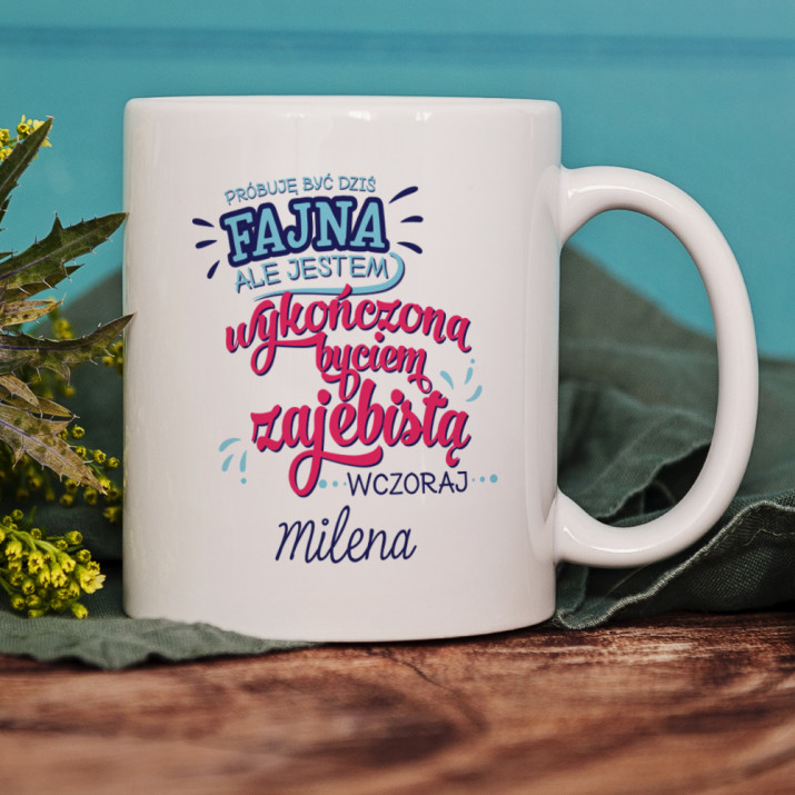Wykończona - Personalizowany Kubek