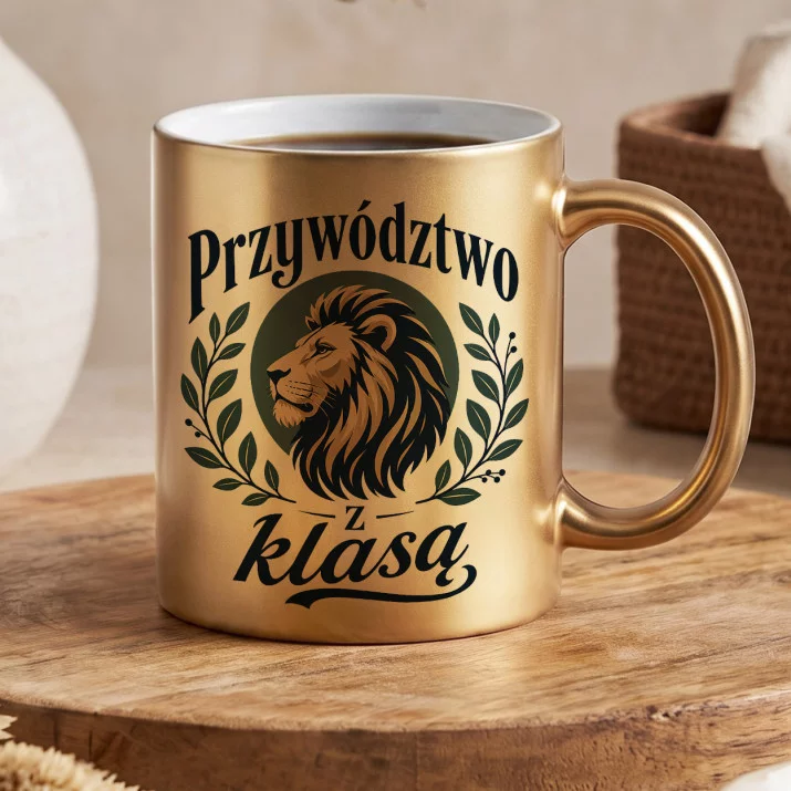 Złoty Kubek Dla Kierownika Prezent Dla Mężczyzny: Kierownicza Elegancja Złoty Kubek Dla Kierownika Prezent Dla Mężczyzny: Kierownicza Elegancja