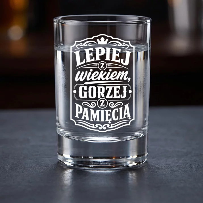 Kieliszki Do Wódki Na 70 Urodziny Prezent Dla Mężczyzny: Dojrzały Humor