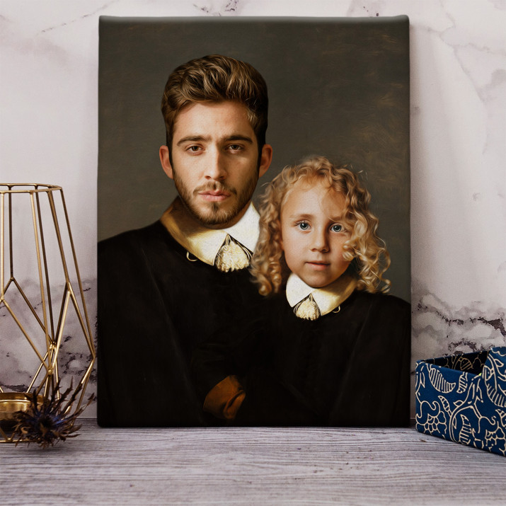 Wytworny duet - Królewski portret