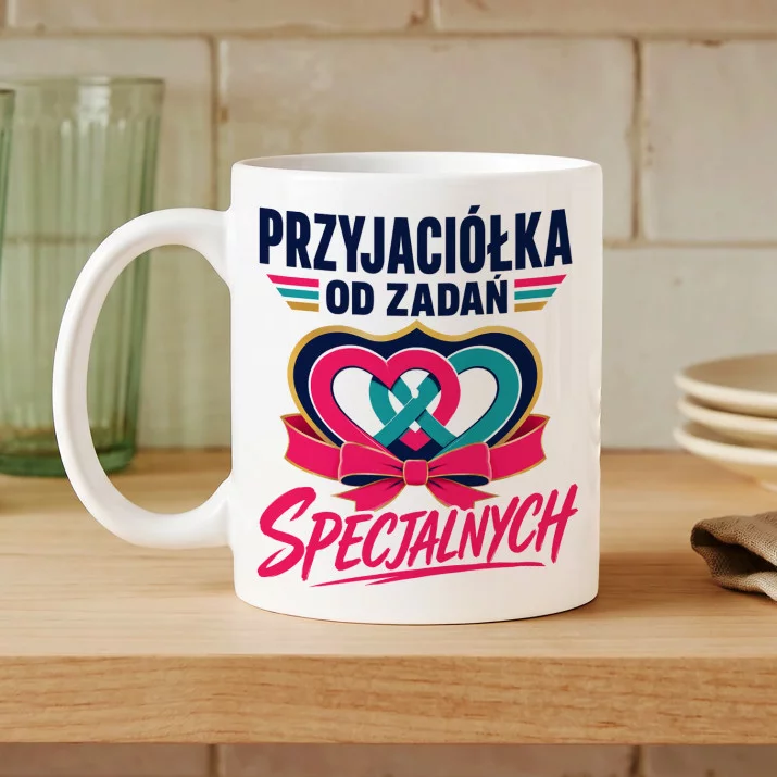 Kubek Z Nadrukiem Dla Przyjaciółki Prezent Dla Kobiety: Do Zadań Specjalnych Kubek Z Nadrukiem Dla Przyjaciółki Prezent Dla Kobiety: Do Zadań Specjalnych