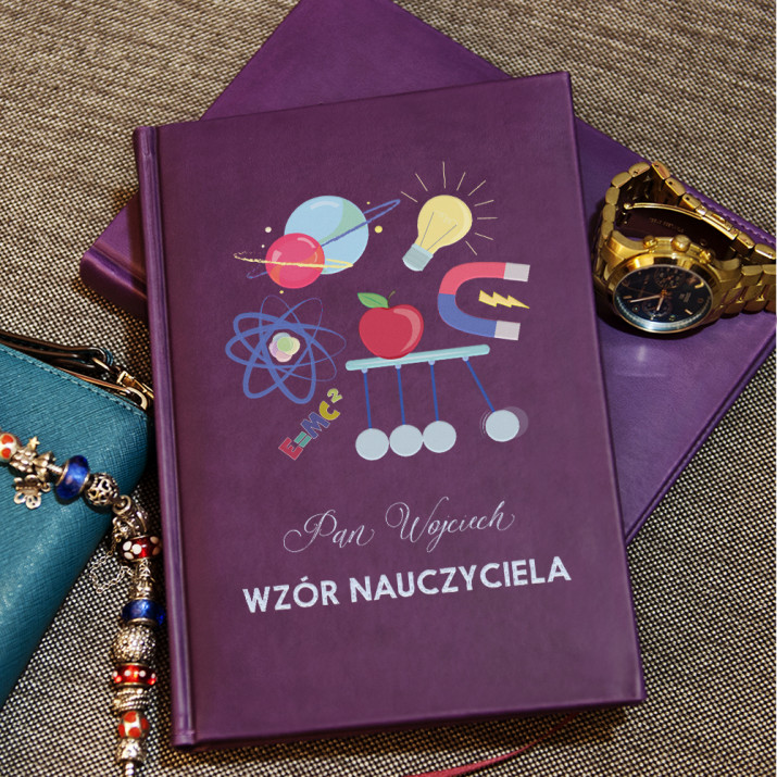 Wzór nauczyciela - notatnik A5 z nadrukiem
