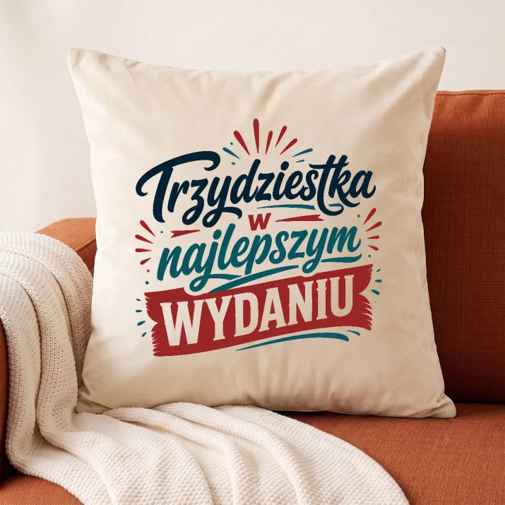 Poduszka Dekoracyjna Dla 30 Latka Prezent Na 30 Urodziny Dla Mężczyzny: Trzydziestka W Formie Poduszka Dekoracyjna Dla 30 Latka Prezent Na 30 Urodziny Dla Mężczyzny: Trzydziestka W Formie