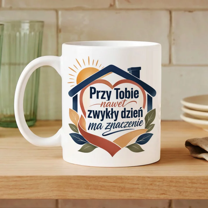 Kubek Z Nadrukiem Dla Męża Prezent Na Rocznicę Ślubu Dla Mężczyzny: Zwykły Dzień Ma Znaczenie Kubek Z Nadrukiem Dla Męża Prezent Na Rocznicę Ślubu Dla Mężczyzny: Zwykły Dzień Ma Znaczenie