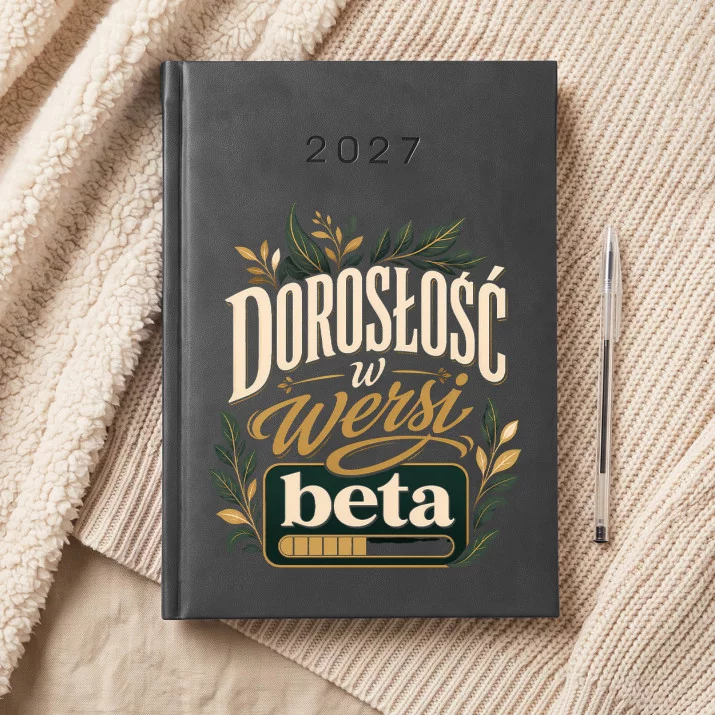 Kalendarz Książkowy A5 2027 Dla 28 Latka Prezent Na 25 Urodziny Dla Mężczyzny: Botaniczny Sarkazm