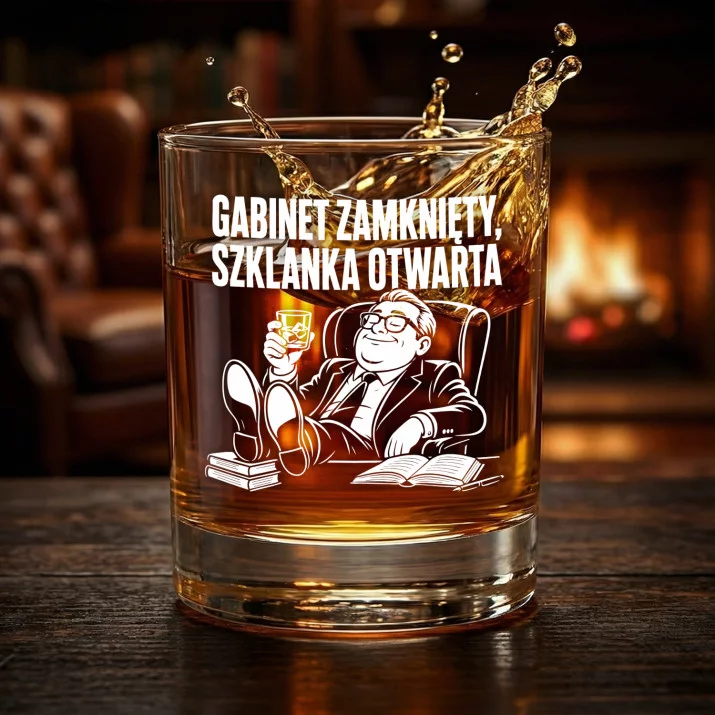 Szklanka Do Whisky Dla Dyrektora Szkoły Prezent Dla Mężczyzny: Gabinet Zamknięty,