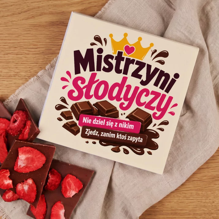Czekolada Z Truskawkami Dla Koleżanki Prezent Dla Kobiety: Koleżeńska Słodycz