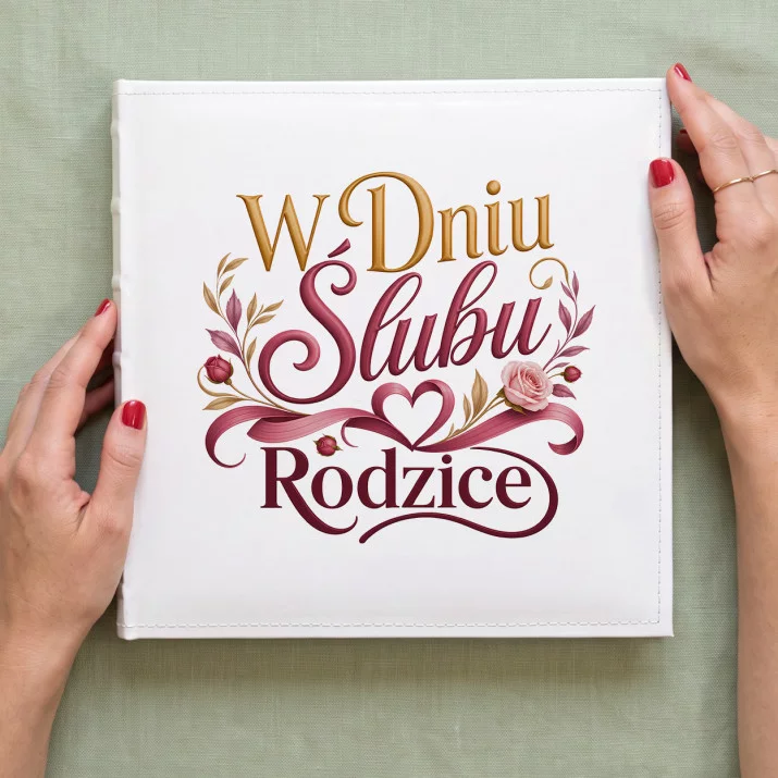 Album Na Zdjęcia Tradycyjny Na Ślub Prezent Dla Pary Młodej Pary: Życzenia Od Rodziców Album Na Zdjęcia Tradycyjny Na Ślub Prezent Dla Pary Młodej Pary: Życzenia Od Rodziców