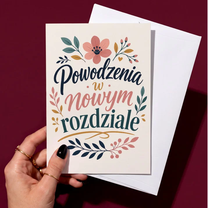 Kartka z Życzeniami Na Pożegnanie Koleżanki Z Pracy Dla Kobiety: Nowy Etap Kariery
