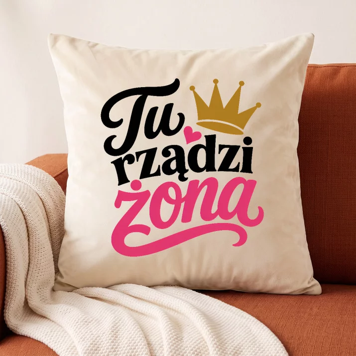 Poduszka Dekoracyjna Dla Żony Prezent Na Rocznicę Ślubu Dla Kobiety: Królewska Strefa Snu