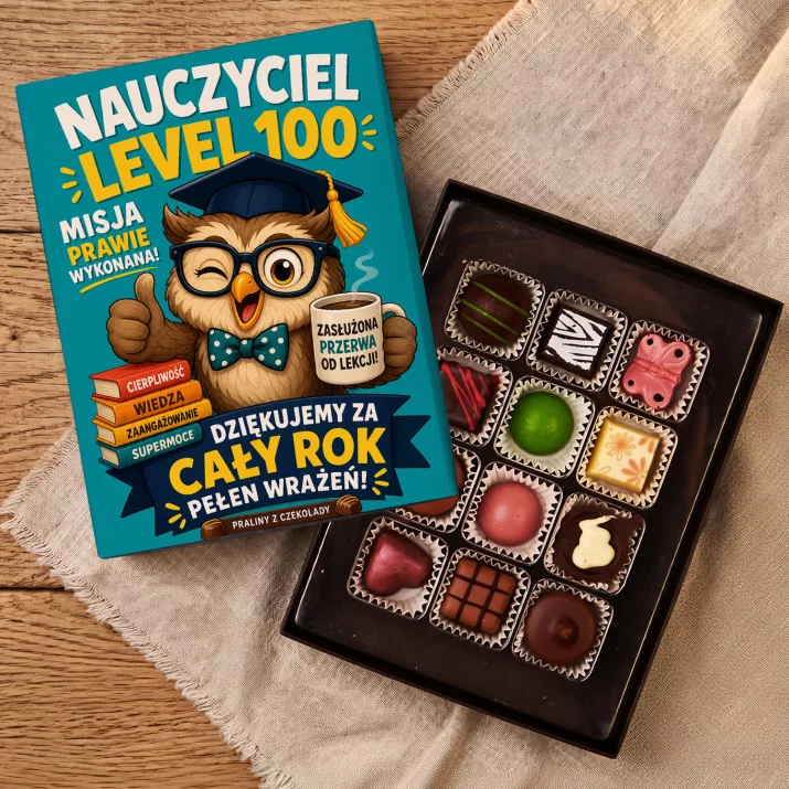 Czekoladki Na Koniec Roku Szkolnego Prezent : Nauczyciel Level 100 Czekoladki Na Koniec Roku Szkolnego Prezent : Nauczyciel Level 100