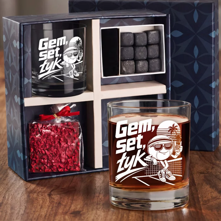 Zestaw Prezentowy Whisky Dla Tenisisty Dla Mężczyzny: Gem, Set, Łyk