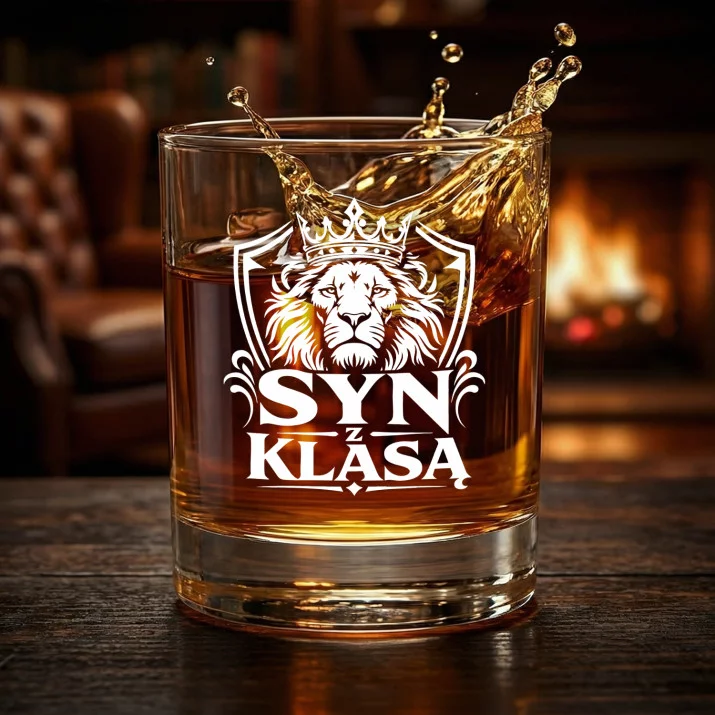 Szklanka Do Whisky Dla Syna Prezent Dla Mężczyzny: Syn Z Klasą