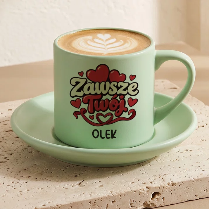 Filiżanka Personalizowana Dla Narzeczonego Prezent Na Dzień Chłopaka Dla Mężczyzny: Zawsze Twój