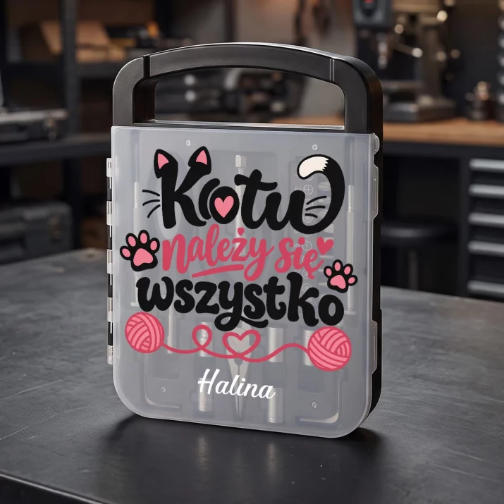 Zestaw Narzędzi Dla Kociary Prezent Dla Kobiety: Kotu Należy Się Wszystko Zestaw Narzędzi Dla Kociary Prezent Dla Kobiety: Kotu Należy Się Wszystko