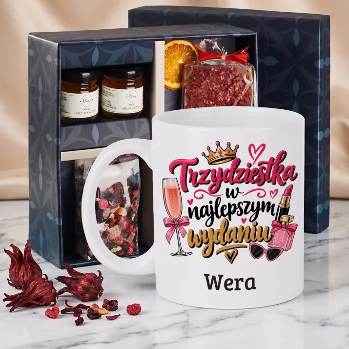 Zestaw Prezentowy z Kubkiem Na 30 Na 30 Urodziny Dla Kobiety: Trzydziestka W Najlepszym Zestaw Prezentowy z Kubkiem Na 30 Na 30 Urodziny Dla Kobiety: Trzydziestka W Najlepszym