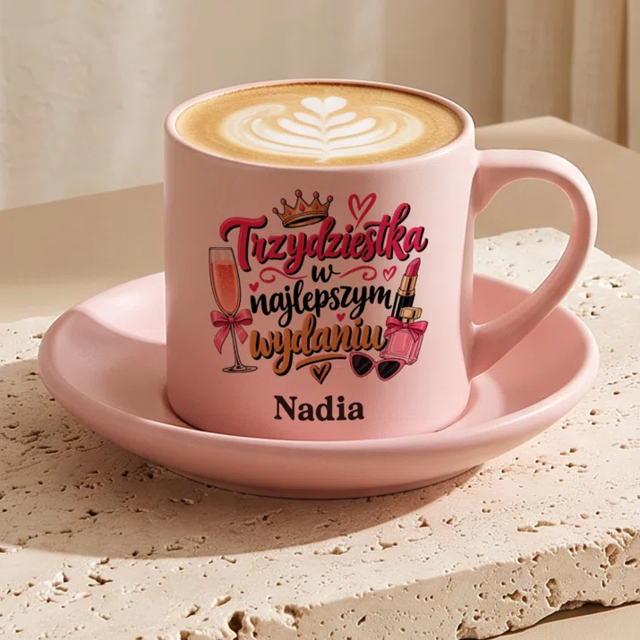 Filiżanka Personalizowana Na 30 Prezent Na 30 Urodziny Dla Kobiety: Trzydziestka W Najlepszym Filiżanka Personalizowana Na 30 Prezent Na 30 Urodziny Dla Kobiety: Trzydziestka W Najlepszym