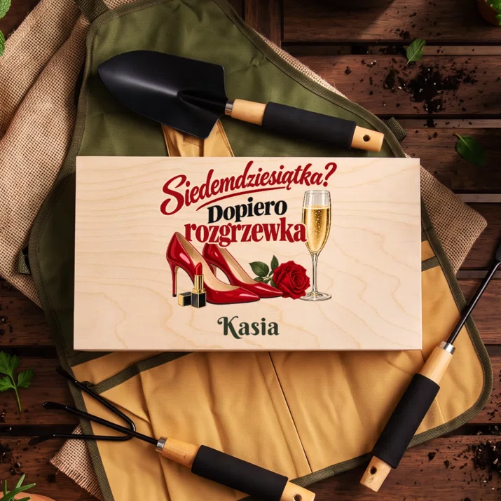 Zestaw Narzędzi Ogrodowych Na 70 Urodziny Prezent Dla 70 Latki Kobiety: Siedemdziesiątka? Dopiero