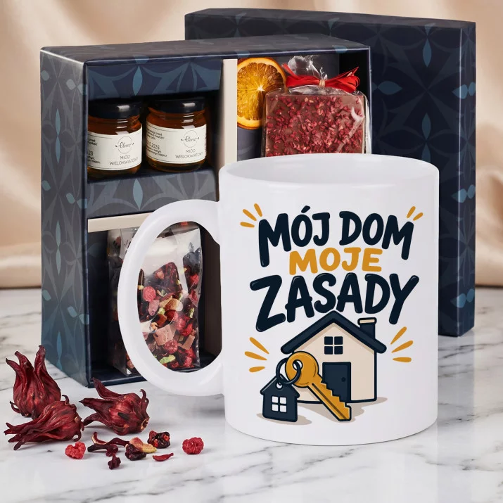 Zestaw Prezenowy Z Kubkiem Na Nowe Mieszkanie: Moje Zasady