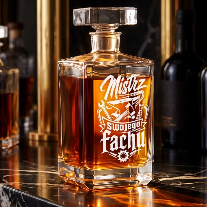 Karafka Do Whisky z Grawerem Na 40 Prezent Na 40 Urodziny: Duma Rzemieślnika