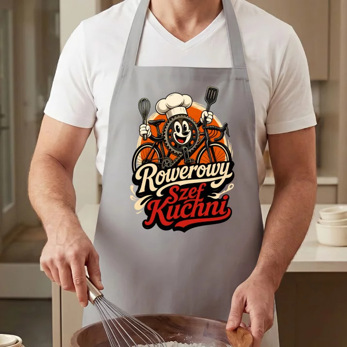 Fartuch Dla Rowerzysty Prezent Dla Mężczyzny: Rowerowy Szef Kuchni