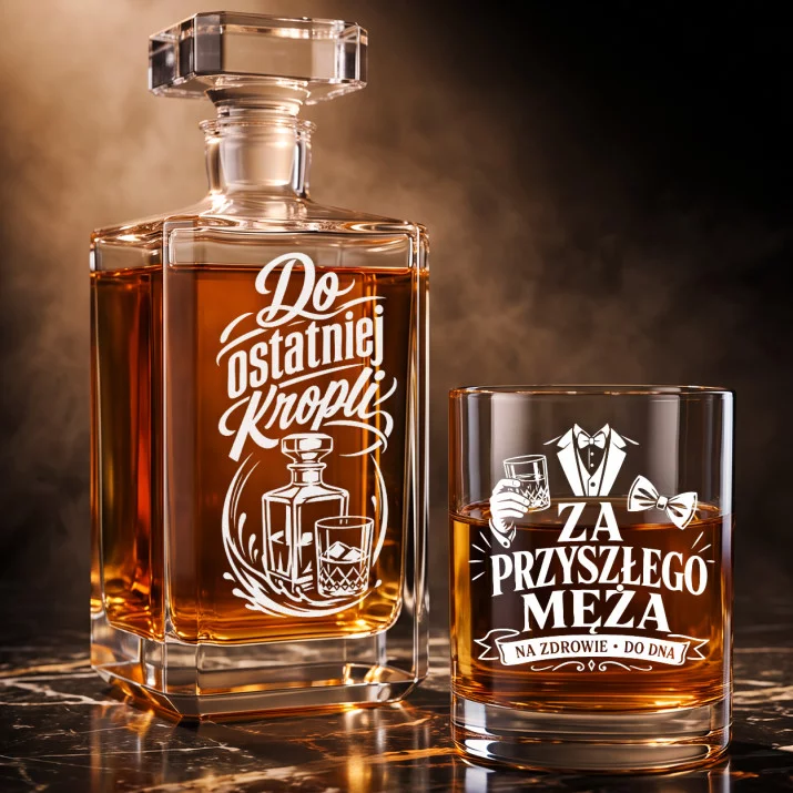 Zestaw Do Whisky Na Kawalerski Prezent Dla Mężczyzny: Toast Braterski