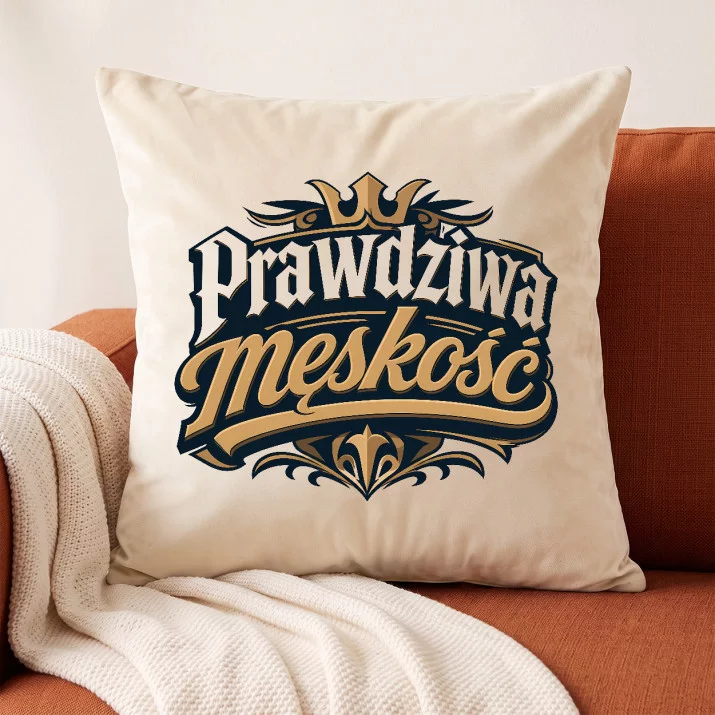 Poduszka Dekoracyjna Na Dzień Mężczyzny Prezent Dla Mężczyzny: Surowa Męska Elegancja Poduszka Dekoracyjna Na Dzień Mężczyzny Prezent Dla Mężczyzny: Surowa Męska Elegancja