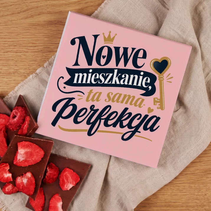 Czekolada Z Truskawkami Na Parapetówkę Prezent Dla Kobiety: Suchy Humor Domowy