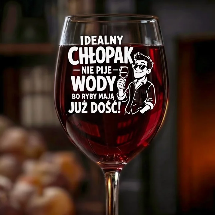 Kieliszek Do Wina Na Dzień Chłopaka Prezent Dla Chłopaka Mężczyzny: Idealny Chłopak - Wino Kieliszek Do Wina Na Dzień Chłopaka Prezent Dla Chłopaka Mężczyzny: Idealny Chłopak - Wino