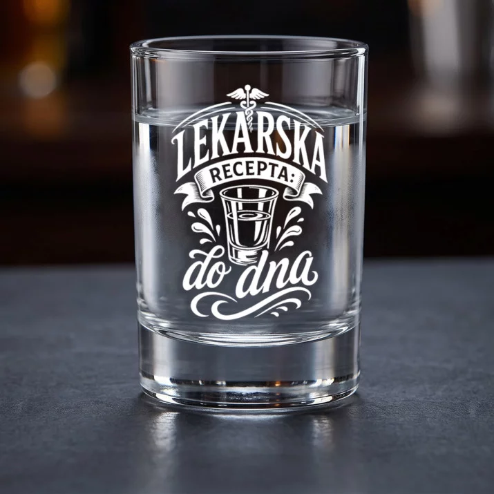 Kieliszki Do Wódki Dla Lekarza Prezent Dla Mężczyzny: Medyczny Toast Vintage