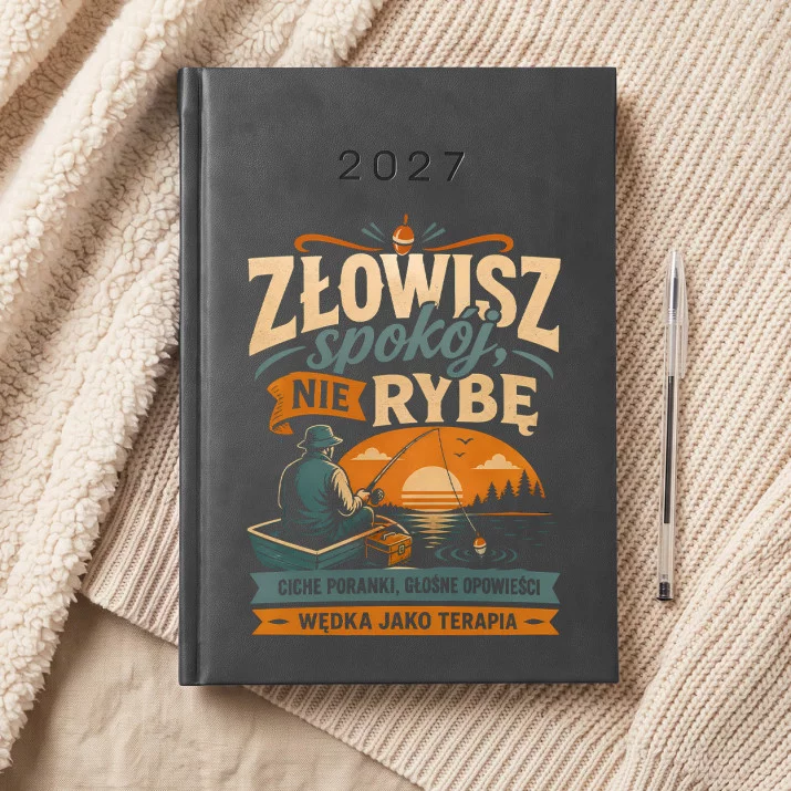 Kalendarz Książkowy A5 2027 Dla Rybaka Prezent Dla Mężczyzny: Wędkarski Suchy Humor Kalendarz Książkowy A5 2027 Dla Rybaka Prezent Dla Mężczyzny: Wędkarski Suchy Humor