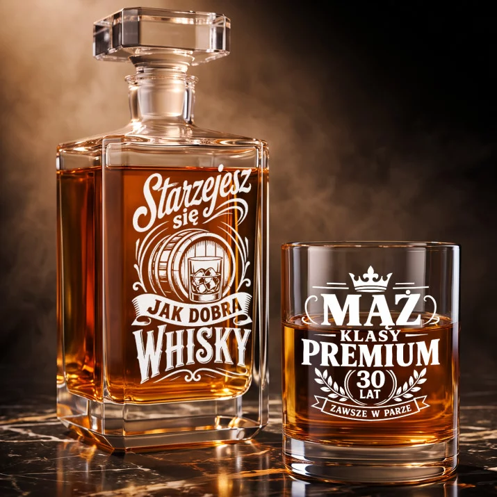 Zestaw Do Whisky Na 30 Rocznicę Ślubu Prezent Dla Mężczyzny: Humor I Dobra Whisky Zestaw Do Whisky Na 30 Rocznicę Ślubu Prezent Dla Mężczyzny: Humor I Dobra Whisky