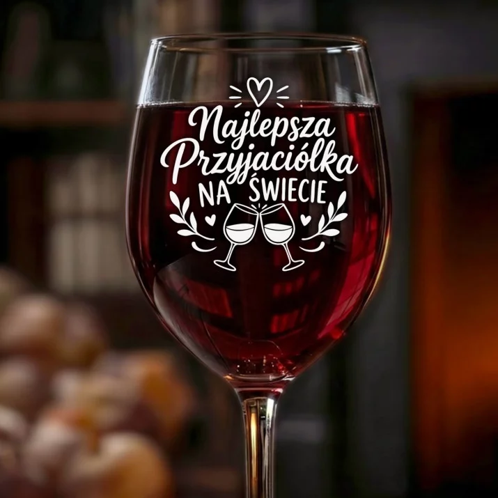 Kieliszek Do Wina Dla Przyjaciółki Prezent Dla Kobiety: Najlepsza