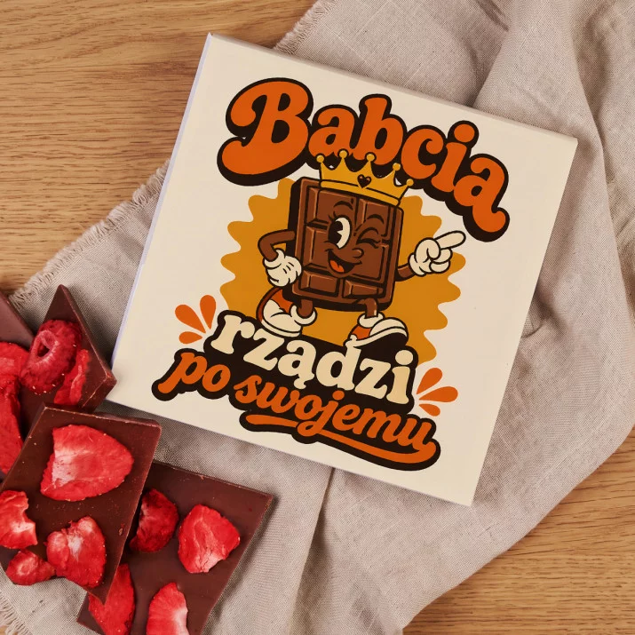 Czekolada Z Truskawkami Na Dzień Babci Prezent Dla Babci Kobiety: Babcina Deklaracja
