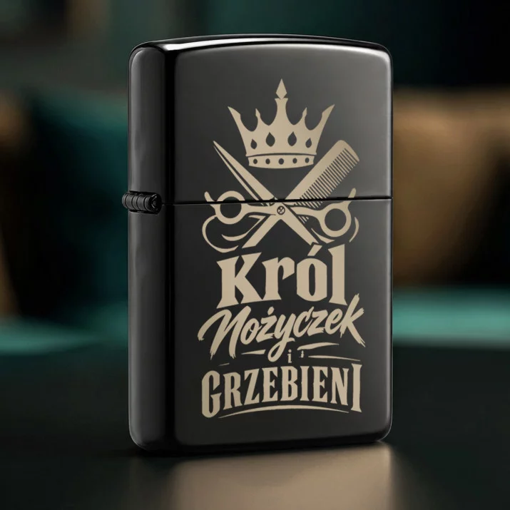 Zapalniczka Z Grawerem Dla Barbera Prezent Dla Mężczyzny: Barberski Humor