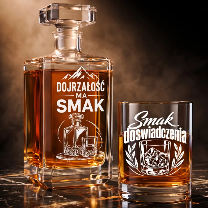 Zestaw Do Whisky Dla Dojrzałego Mężczyzny Prezent Dla Mężczyzny: Dojrzałość Ma Smak