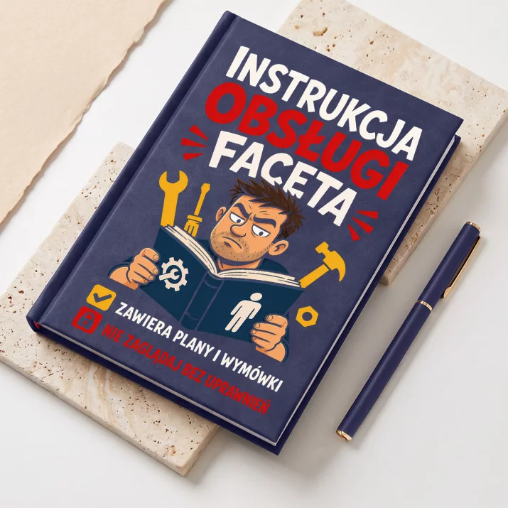 Notatnik A5 Na Święta Prezent Dla Mężczyzny: Instrukcja Faceta Notatnik A5 Na Święta Prezent Dla Mężczyzny: Instrukcja Faceta