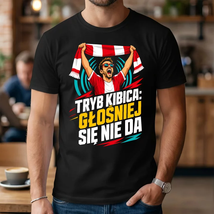 Koszulka Męska Dla Kibica Prezent Dla Mężczyzny: Tryb Kibica