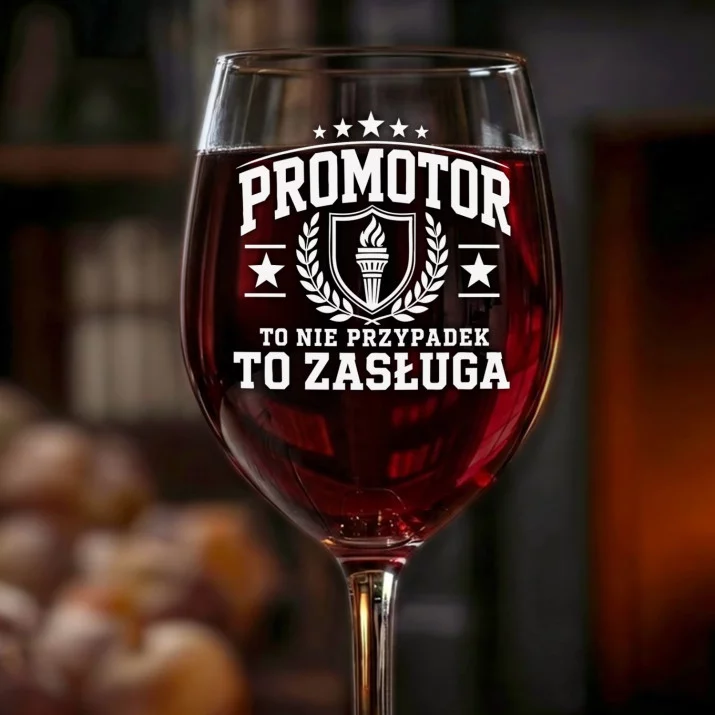 Kieliszek Do Wina Dla Promotora Prezent Dla Mężczyzny: Promotor 2024, To Zasługa Kieliszek Do Wina Dla Promotora Prezent Dla Mężczyzny: Promotor 2024, To Zasługa