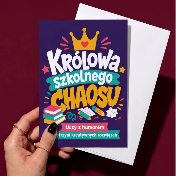 Kartka z Życzeniami Na Dzień Nauczyciela Dla Nauczyciela Kobiety: Szkolna Dawka Śmiechu Kartka z Życzeniami Na Dzień Nauczyciela Dla Nauczyciela Kobiety: Szkolna Dawka Śmiechu